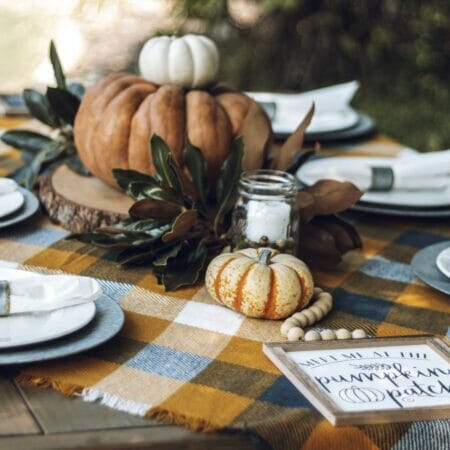 tablescapes with pumpkins
